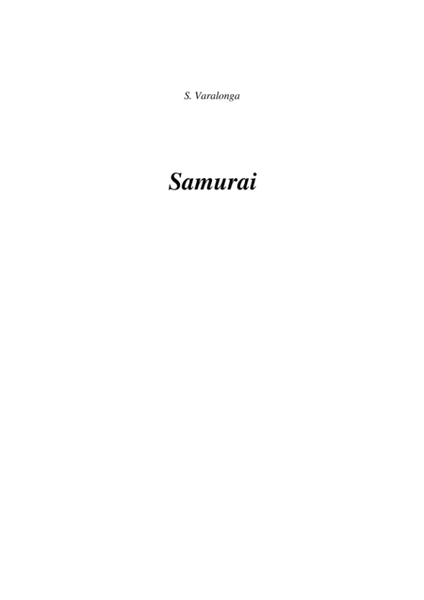 Sérgio Varalonga - "Samurai", poema sinfónico ("Samurai", symphonic poem) - Score only image number null