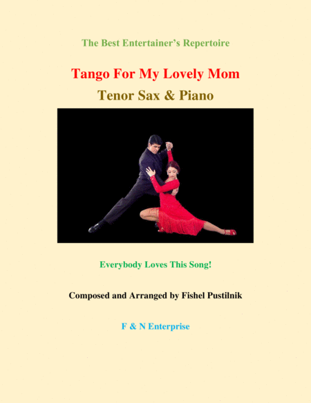"Tango For My Lovely Mom" for Tenor Sax and Piano image number null