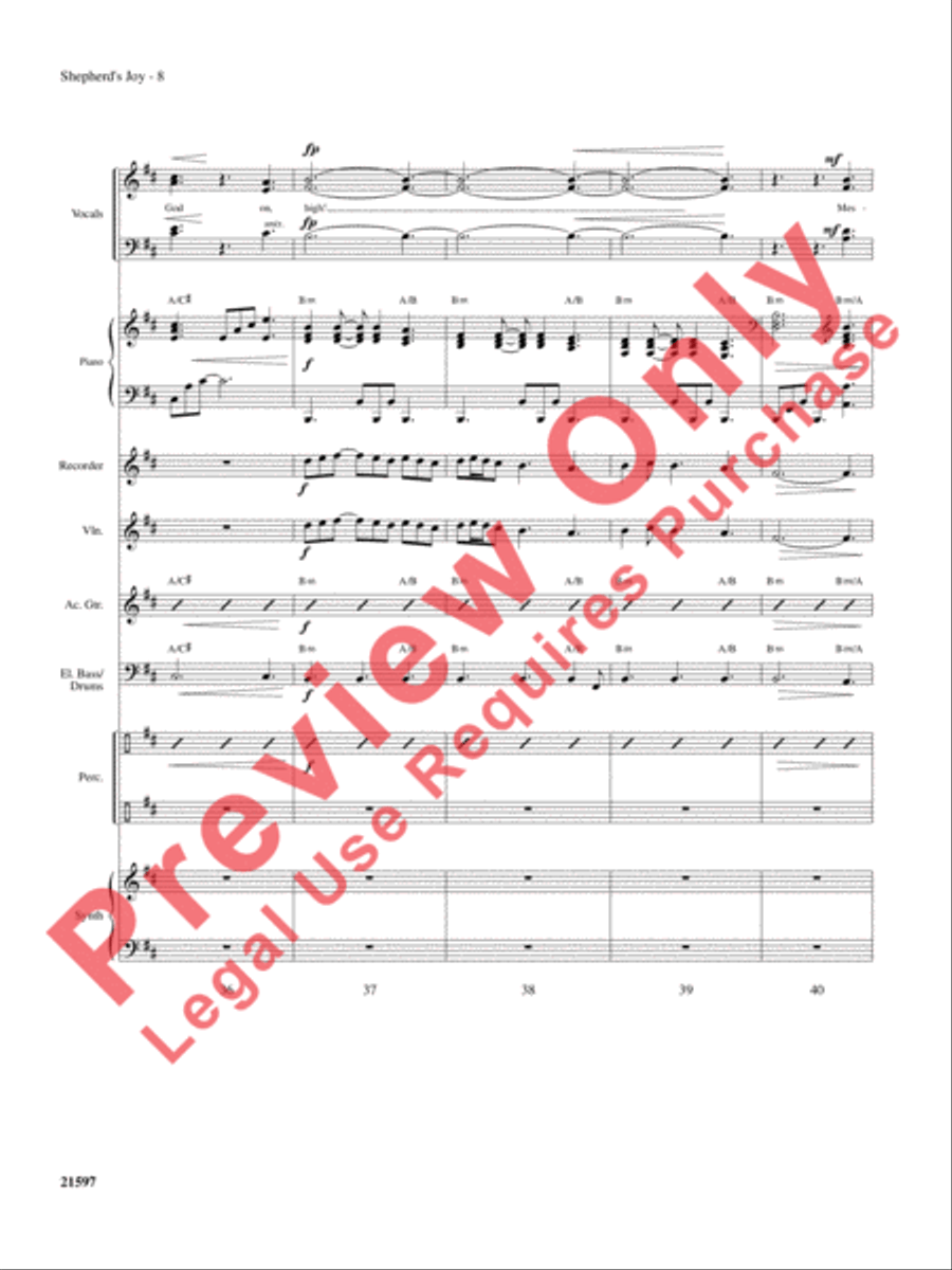 Shepherd's Joy Choir scores gallery preview page 9