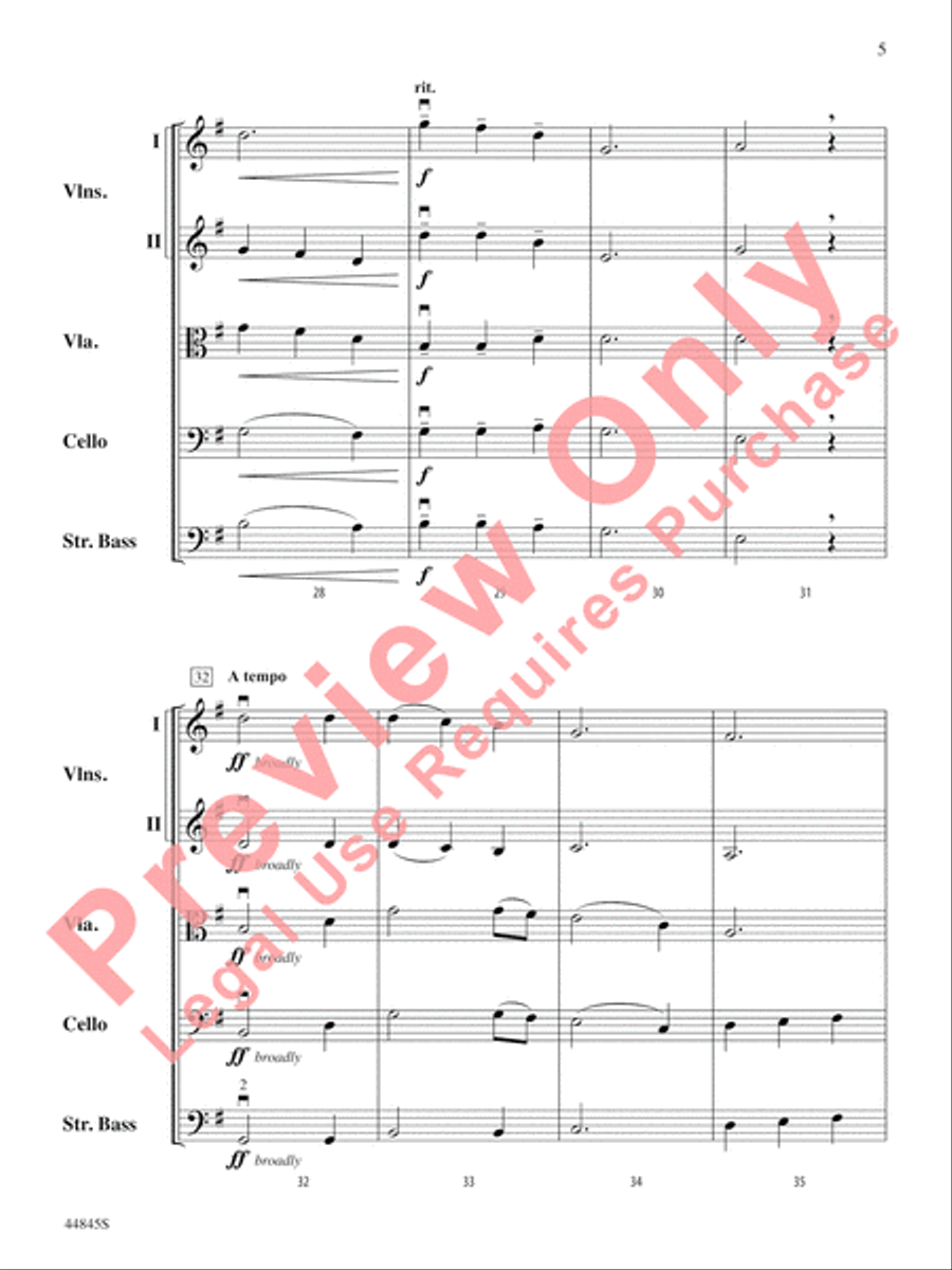 Yorktown Yorktown String Orchestra scores gallery preview page 13