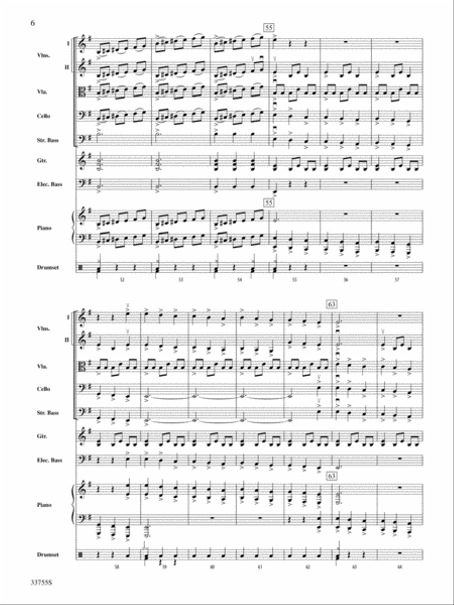 Christmas Eve/Sarajevo 12/24: Score String Orchestra scores gallery preview page 6