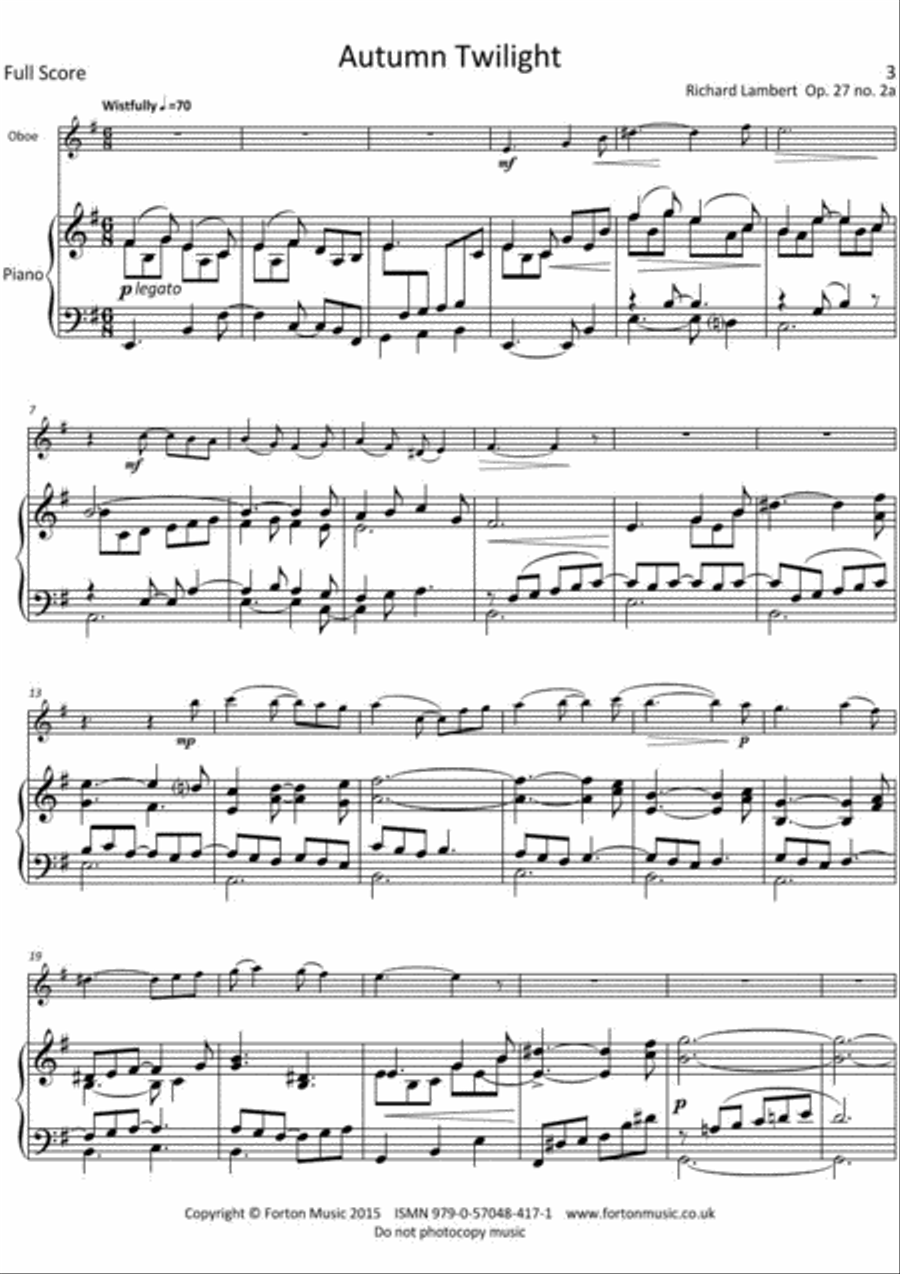 Autumn Twilight Piano Accompaniment scores gallery preview page 2