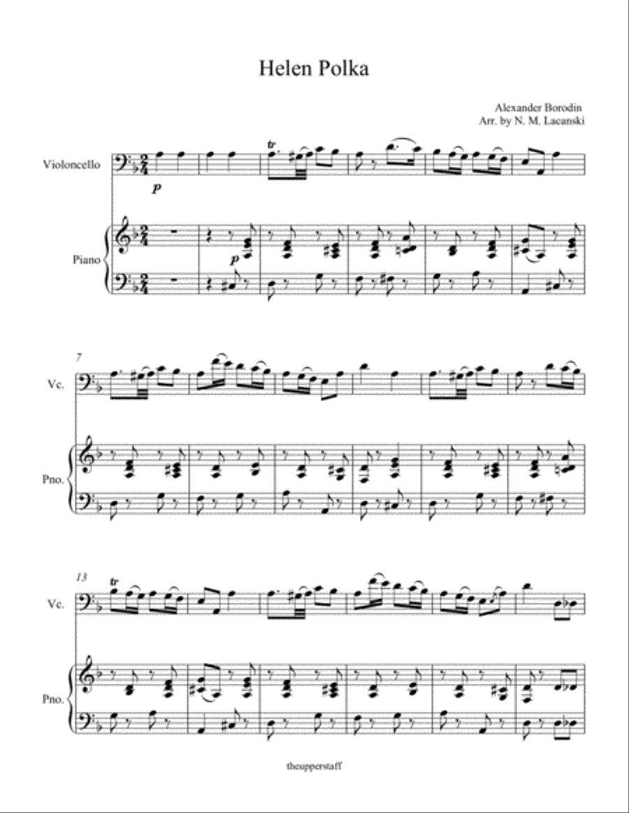Helen Polka Helen Polka Piano scores gallery preview page 2