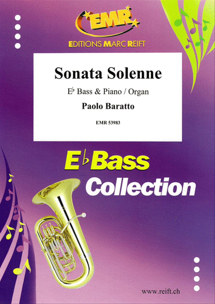 Sonata Solenne Organ scores gallery preview page 1