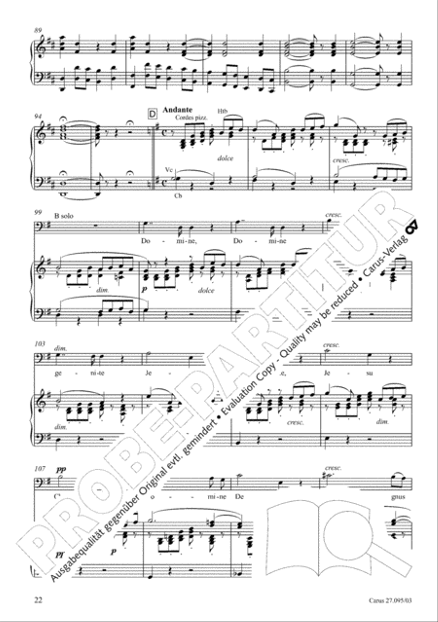 Messe solennelle de sainte Cecile Messe solennelle de sainte Cecile STB scores gallery preview page 23
