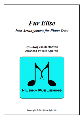 Book cover for Fur Elise - Jazz Arrangement - for Piano Duet