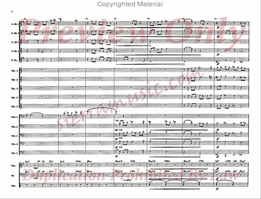 My One And Only Love Jazz Ensemble scores gallery preview page 7
