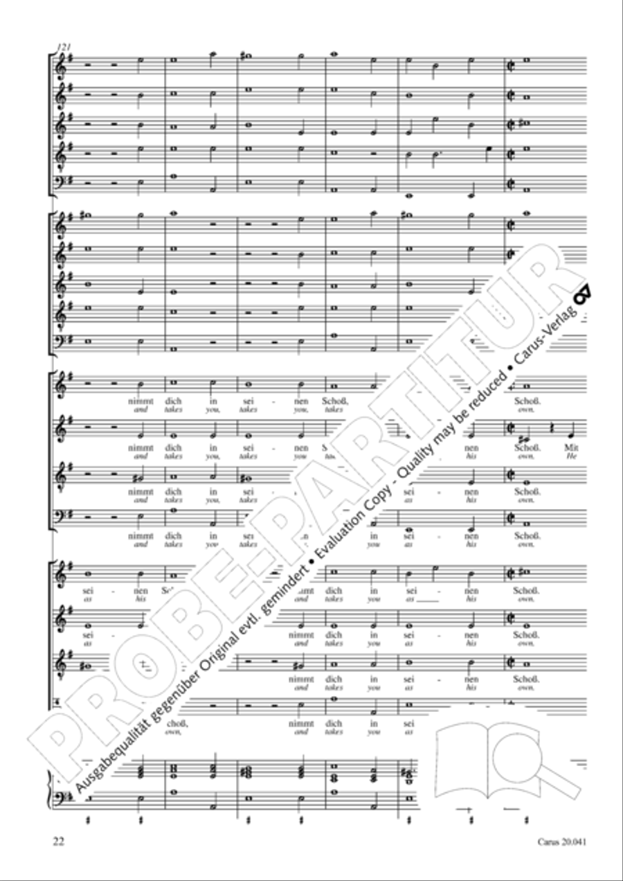 My soul, now bless thy Maker (Nun lob, mein Seel, den Herren) 4-Part scores gallery preview page 23