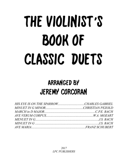 The Violinist's Book of Classic Duets image number null