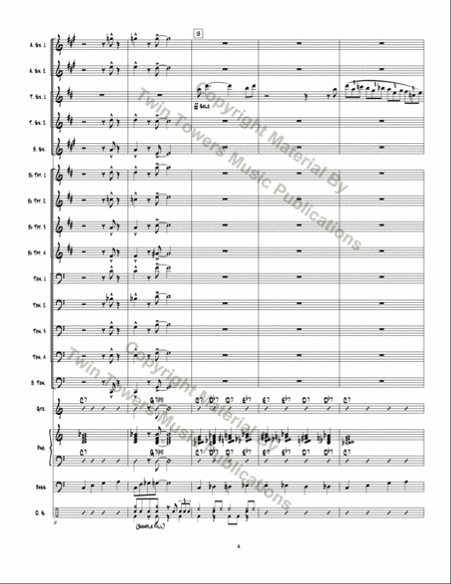 Super 20 Stomp Super 20 Stomp Jazz Ensemble scores gallery preview page 5