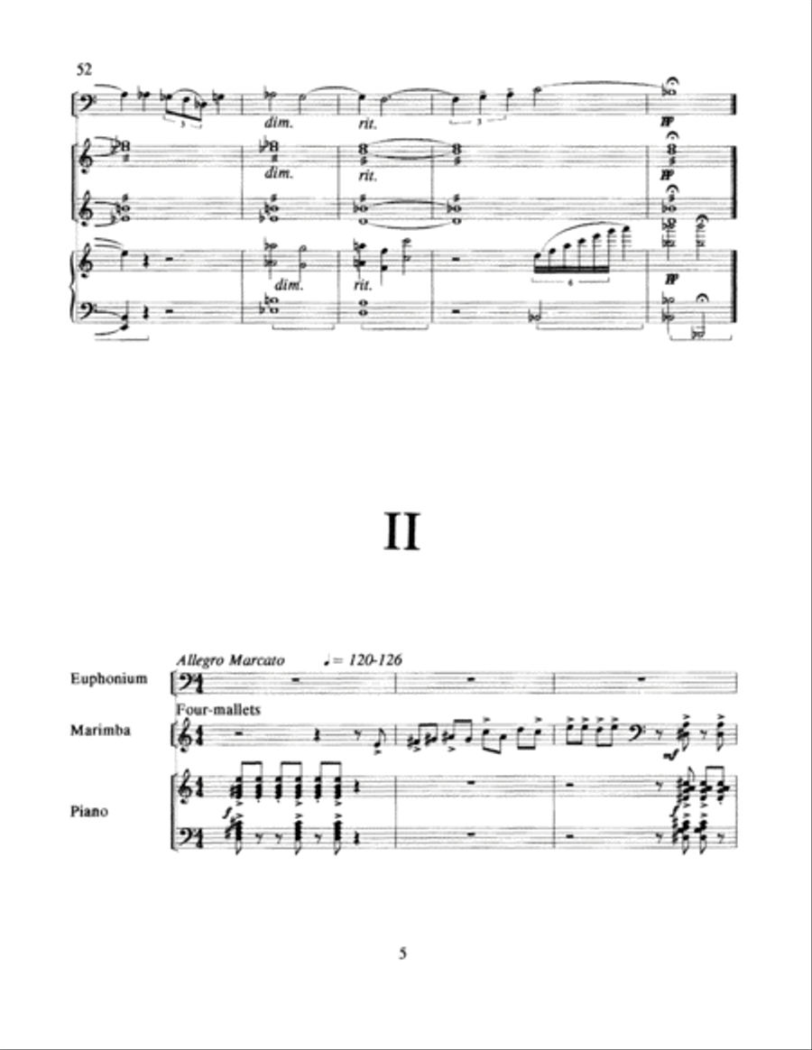 Sonatina Euphonium scores gallery preview page 6