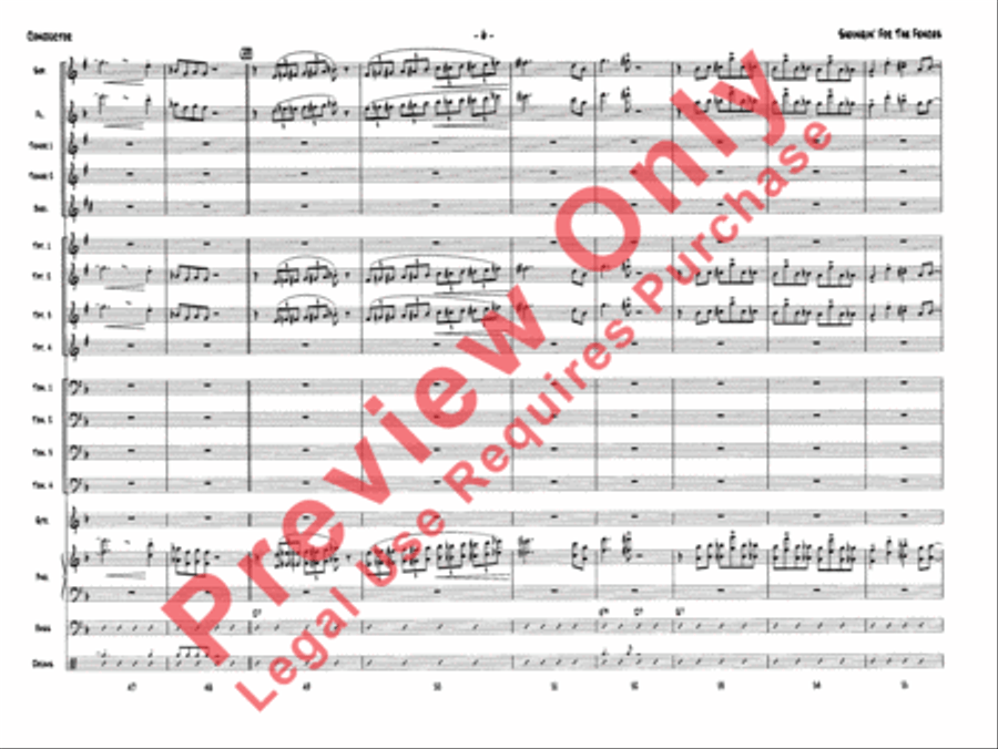 Swingin' for the Fences Jazz Ensemble scores gallery preview page 8