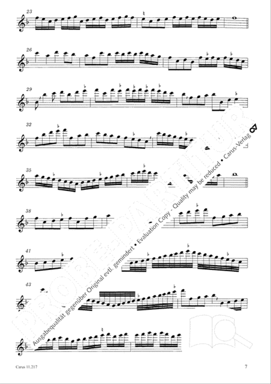Vier Ricercare Recorder scores gallery preview page 9