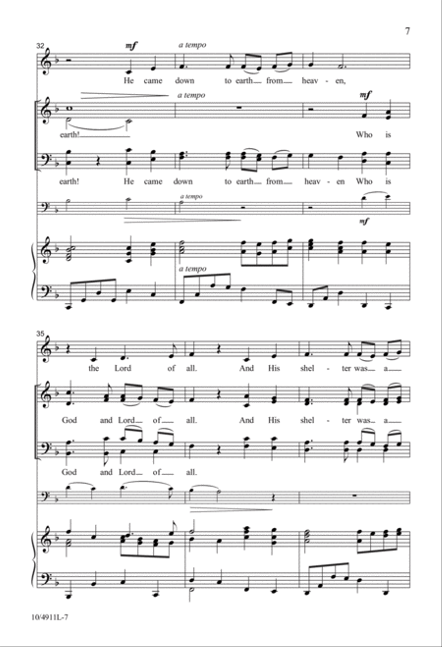 Once in Royal Bethlehem Once in Royal Bethlehem 4-Part scores gallery preview page 7