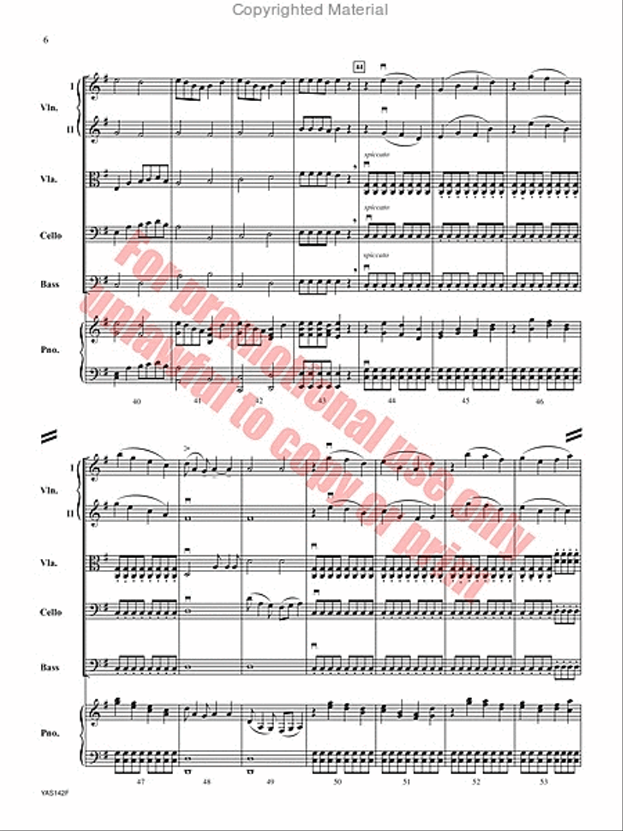 Festival Fanfaronade Festival Fanfaronade String Orchestra scores gallery preview page 7