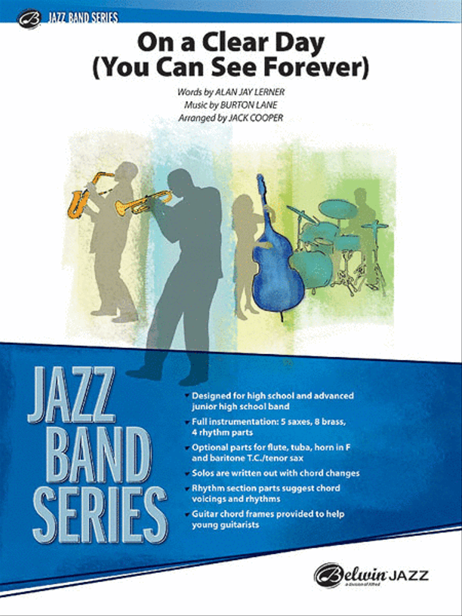 On a Clear Day (You Can See Forever) Jazz Ensemble scores gallery preview page 1
