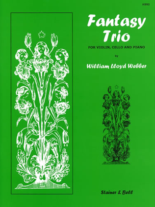 Book cover for Fantasy Trio for Violin, Cello and Piano