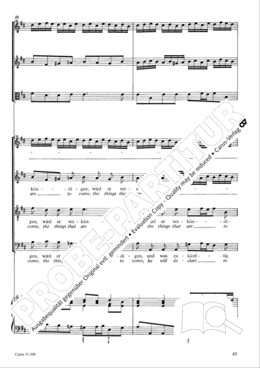 Now it is good, that I am leaving (Es ist euch gut, dass ich hingehe) ATB scores gallery preview page 46