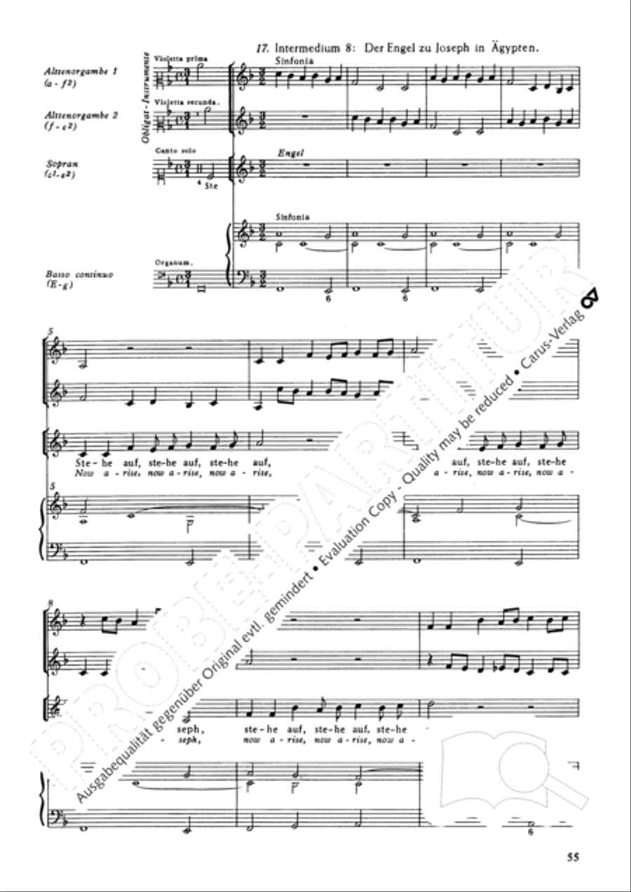 Christmas History (Weihnachts-Historie, SWV 435) Score scores gallery preview page 54