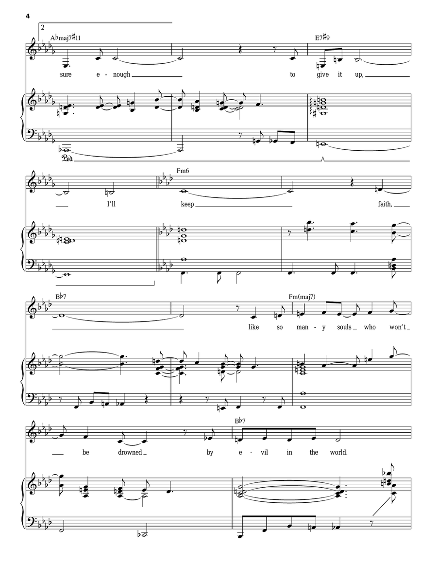 Espera Piano, Vocal scores gallery preview page 4