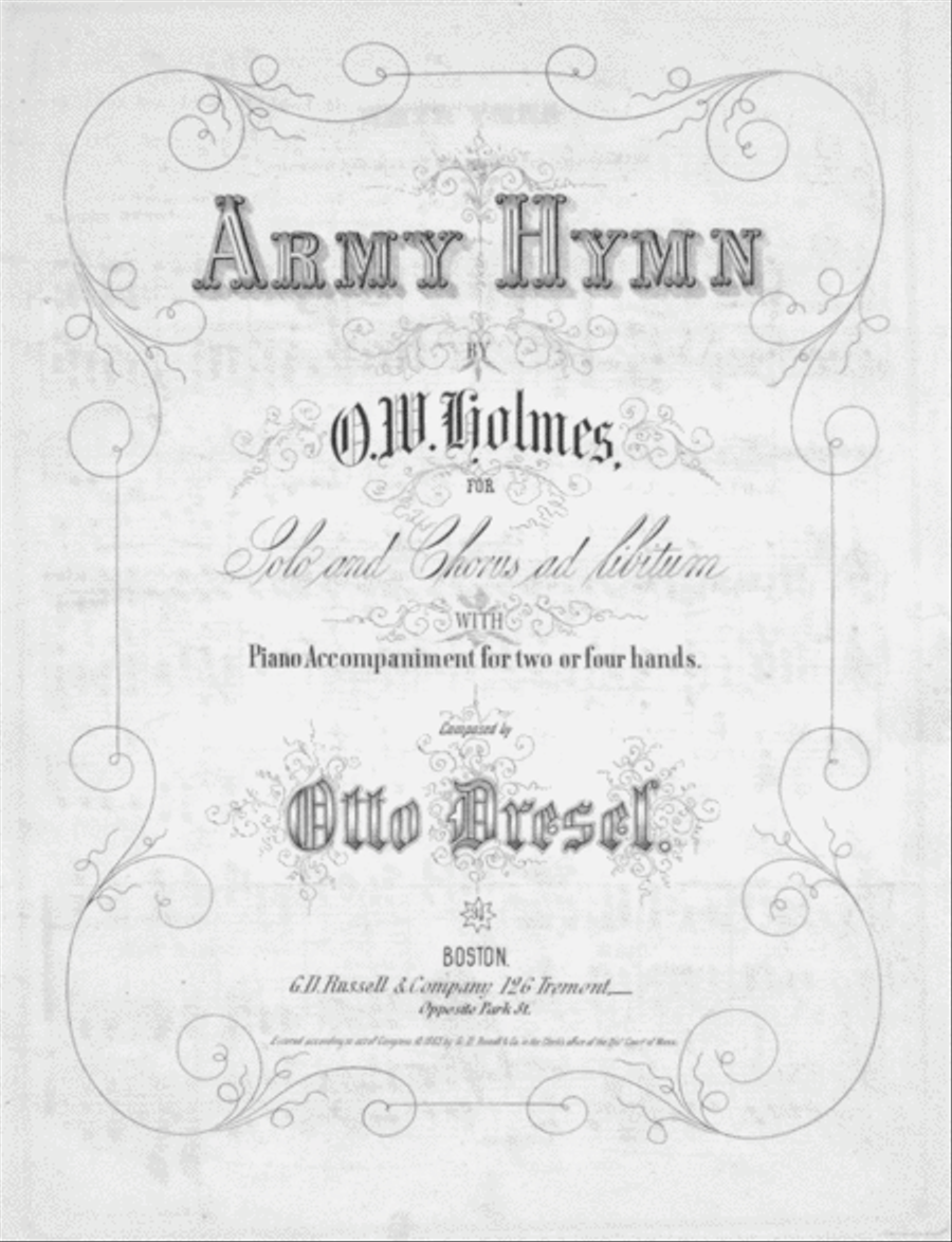 Army Hymn Choir scores gallery preview page 1