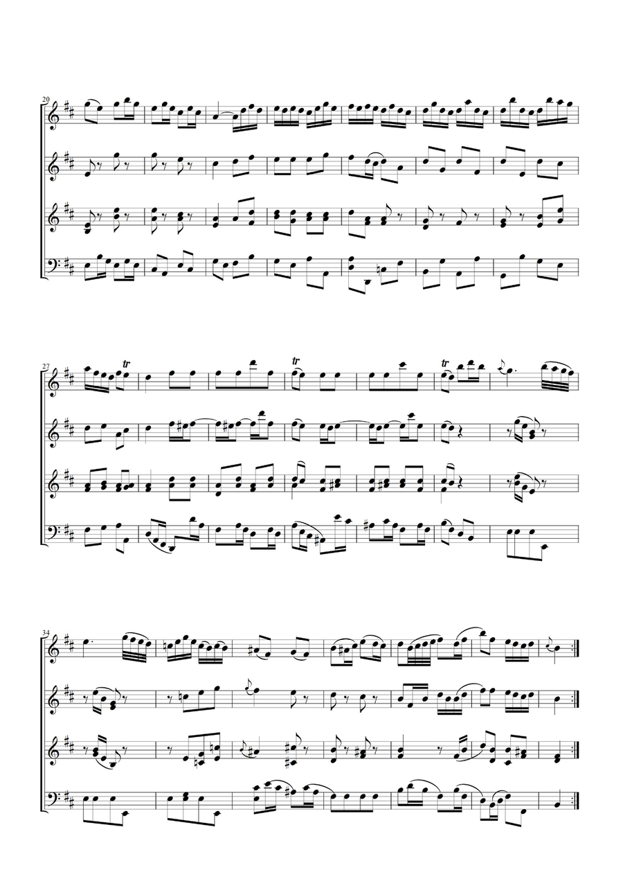 Badinerie Percussion Ensemble scores gallery preview page 3