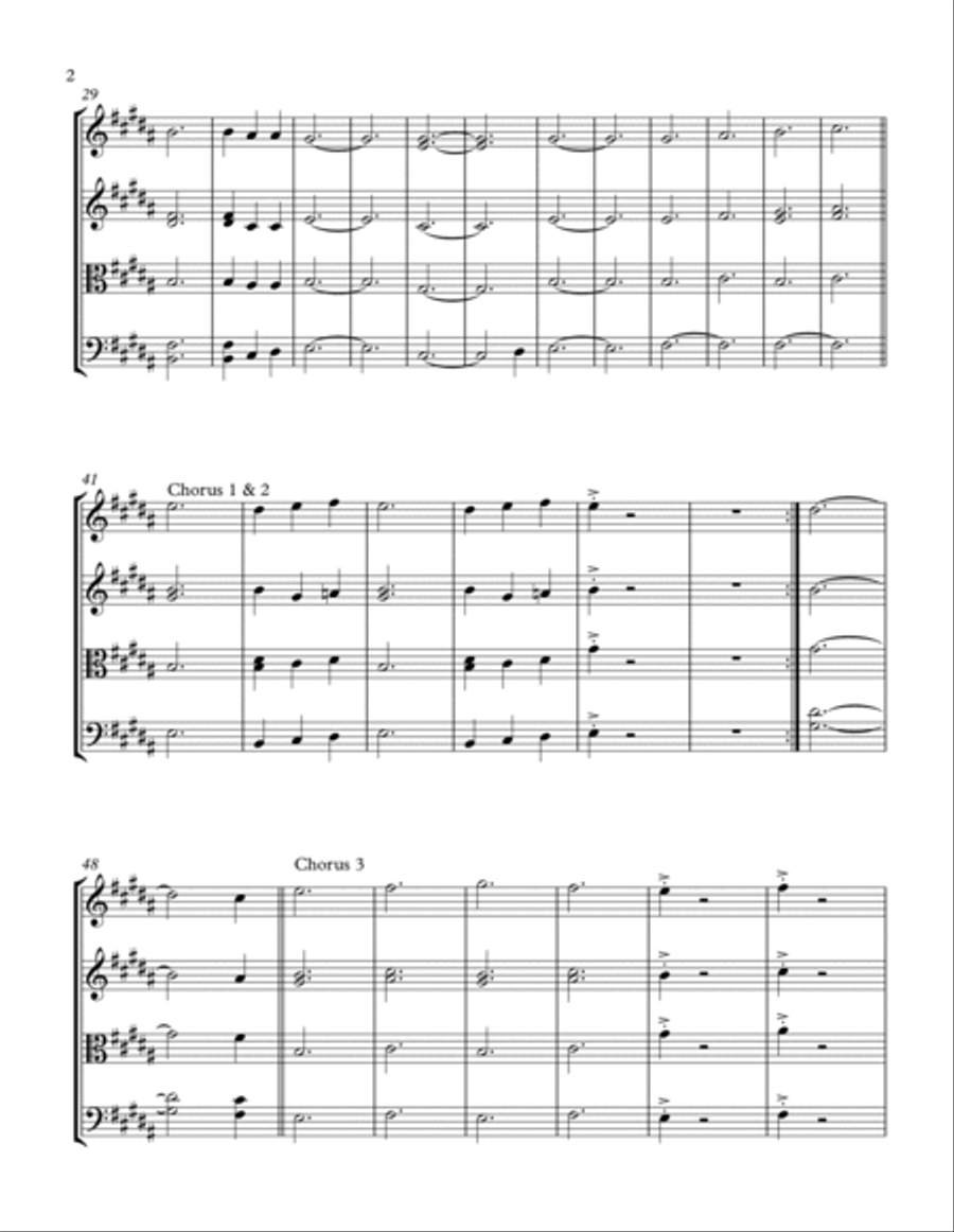 Take It To The Limit String Quartet scores gallery preview page 2