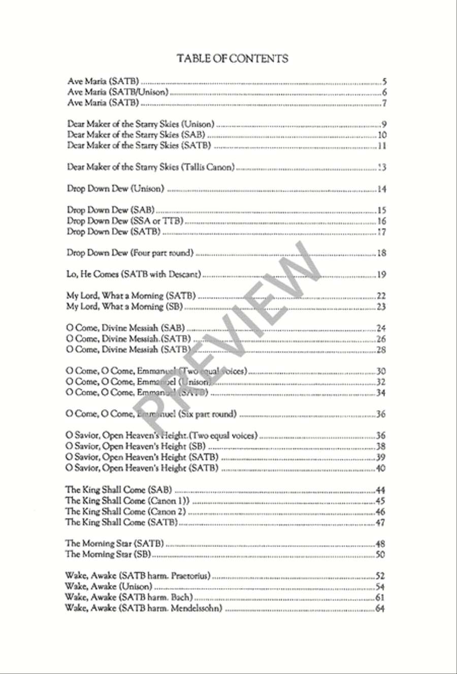 A Choir Book for Advent A Choir Book for Advent 4-Part scores gallery preview page 5