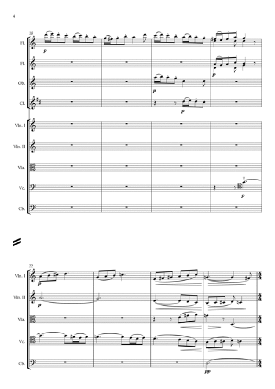 Ballet 'The Magic Drum' (Overture) Full Orchestra scores gallery preview page 4