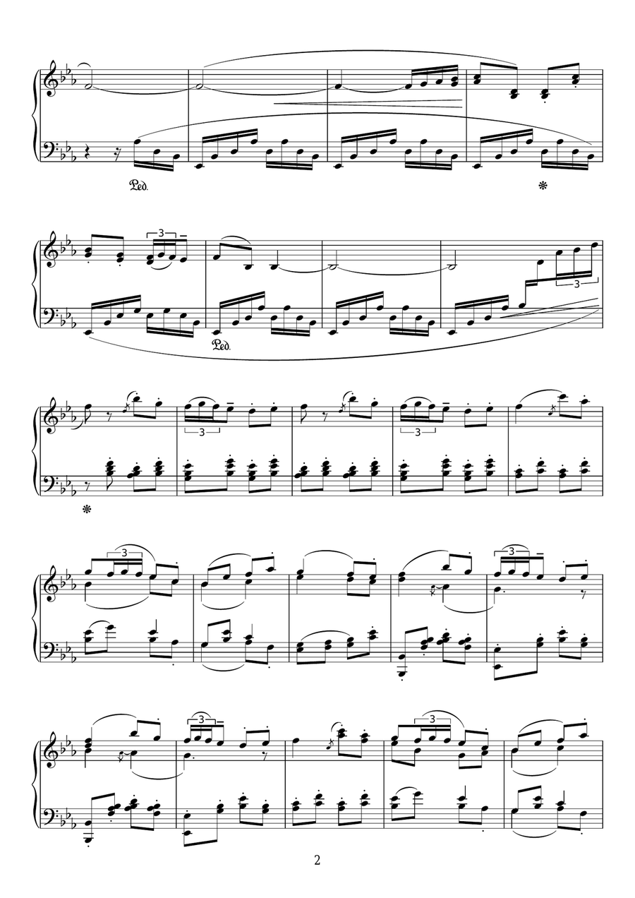 13 Morceaux, Op.76 - XIII. Harlequinade Piano Solo scores gallery preview page 2