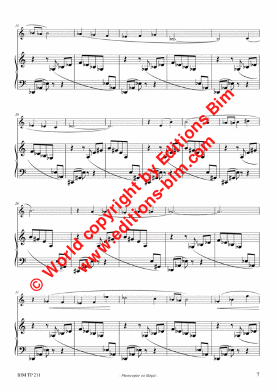 Four Miniatures Trumpet Solo scores gallery preview page 5