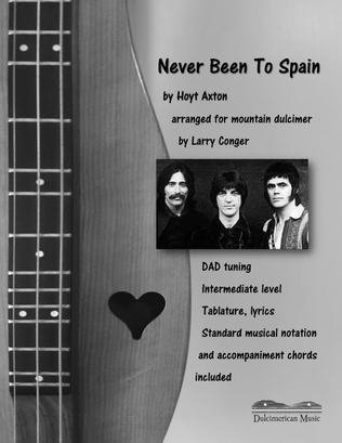 Book cover for Never Been To Spain