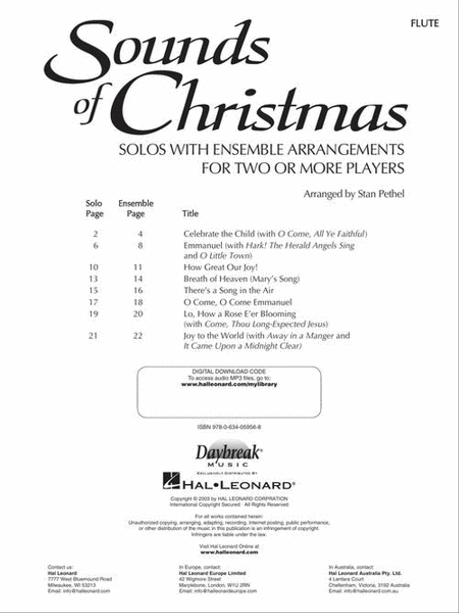 Sounds of Christmas Sounds of Christmas Flute scores gallery preview page 3