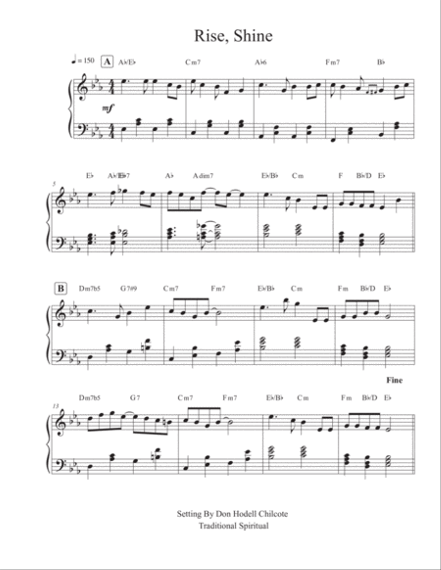 Rise Shine Jazz Ensemble scores gallery preview page 2
