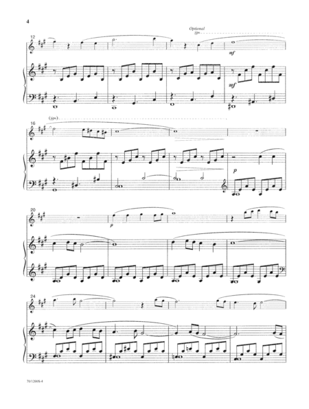 Aria and Scherzo for C Instrument and Piano or Organ