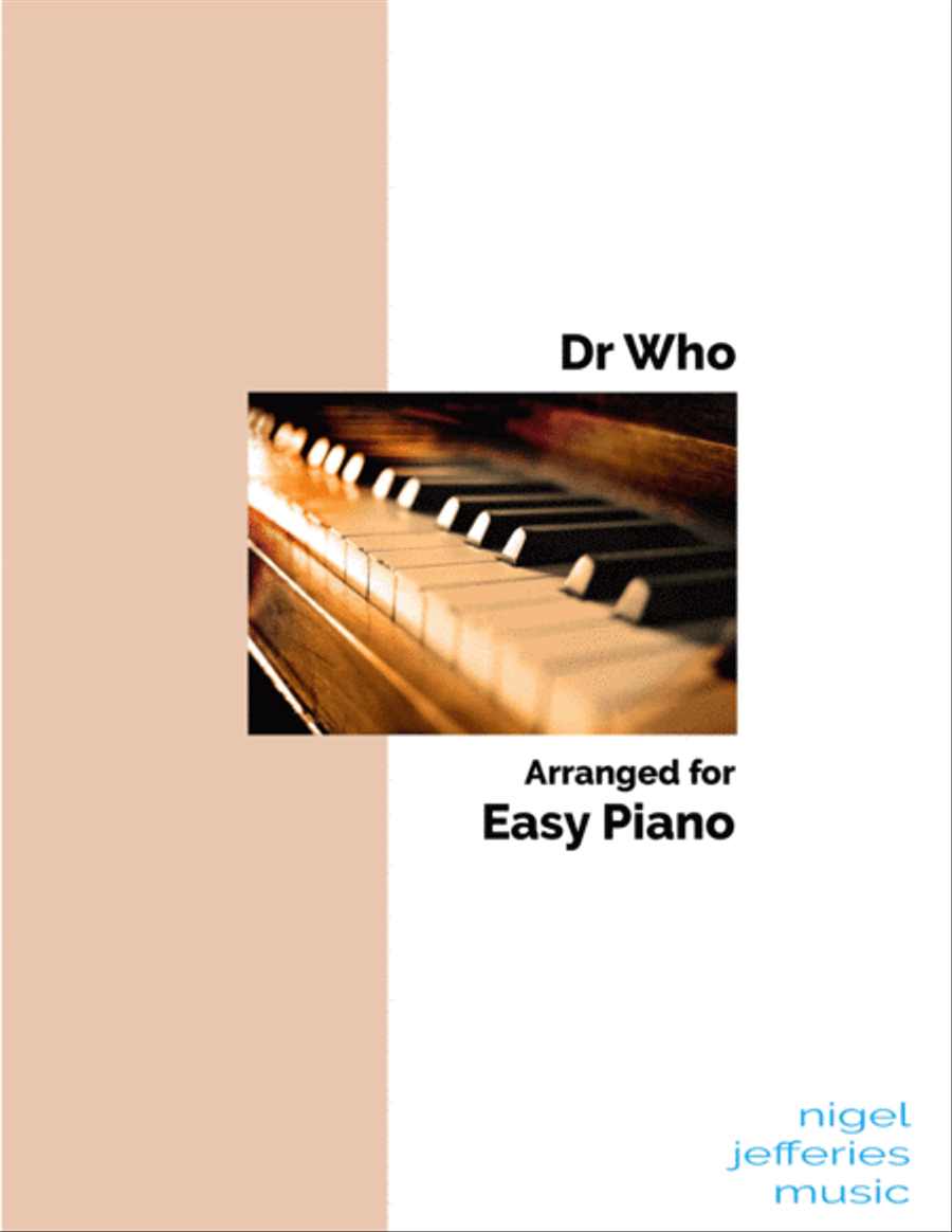 Doctor Who Theme Easy Piano scores gallery preview page 1