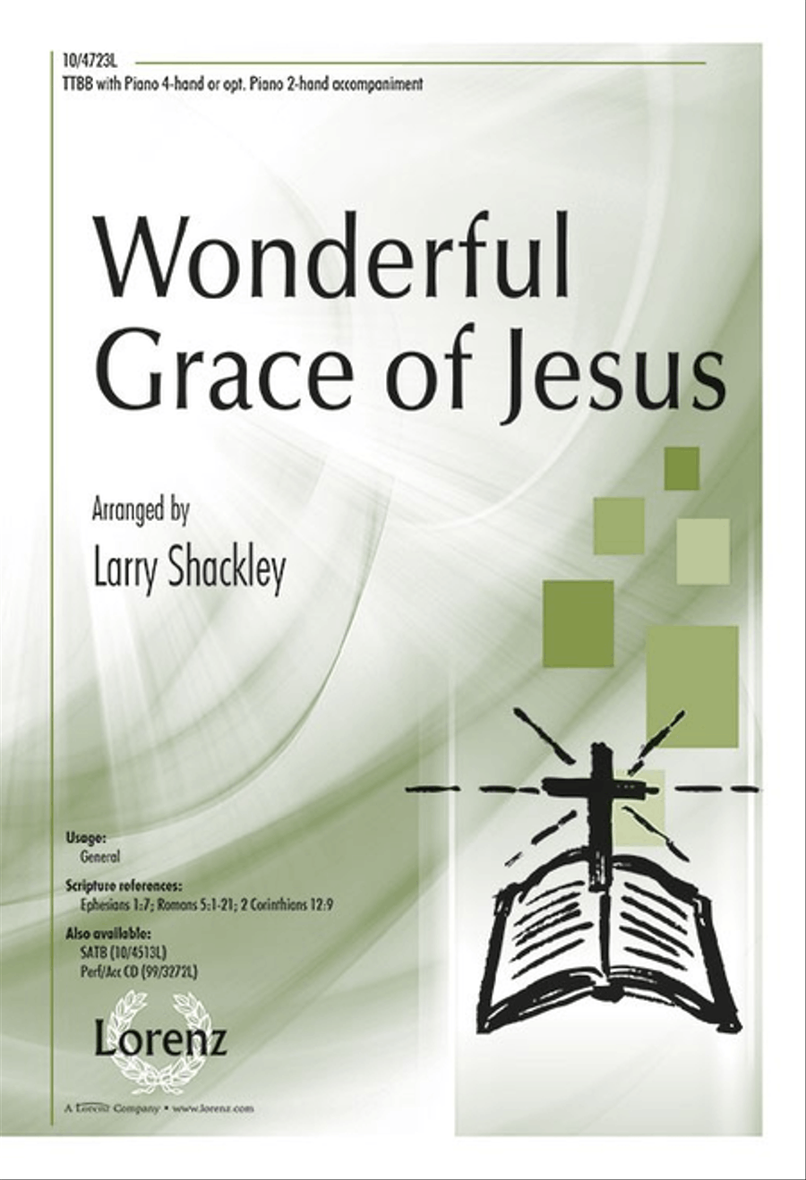 Wonderful Grace of Jesus Wonderful Grace of Jesus TTBB scores gallery preview page 1