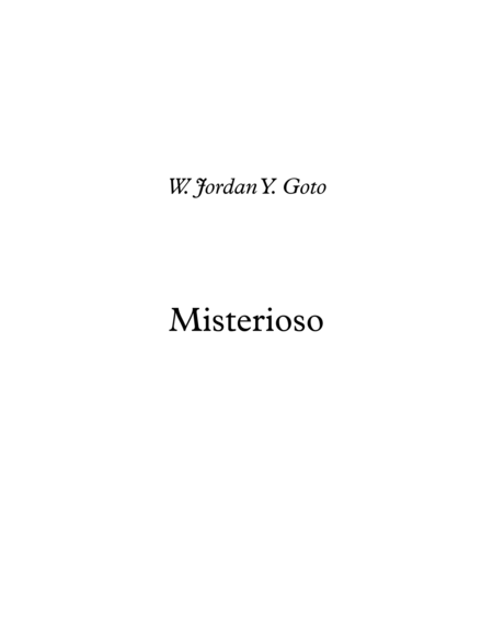 Misterioso image number null