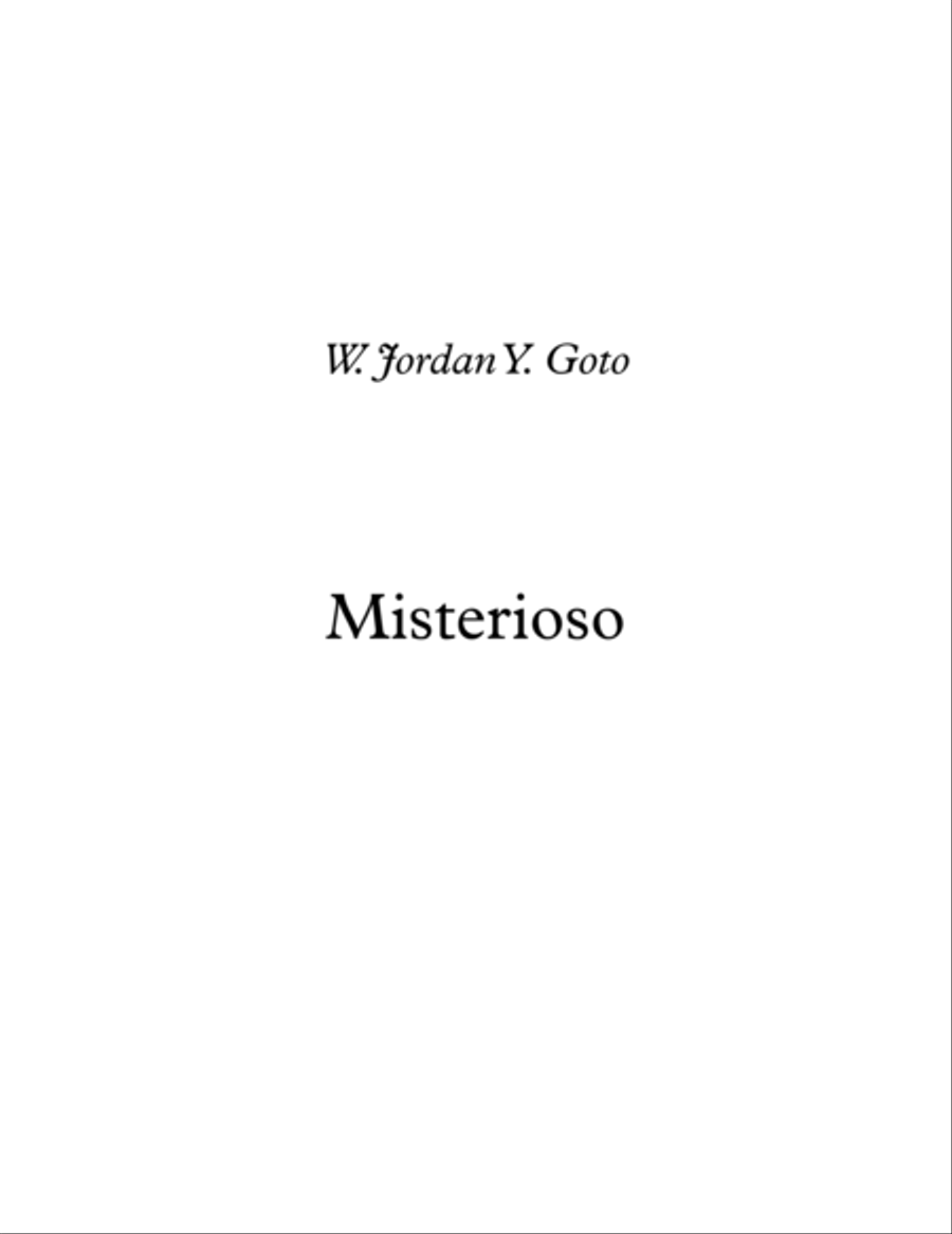 Misterioso Misterioso Trombone Solo scores gallery preview page 1