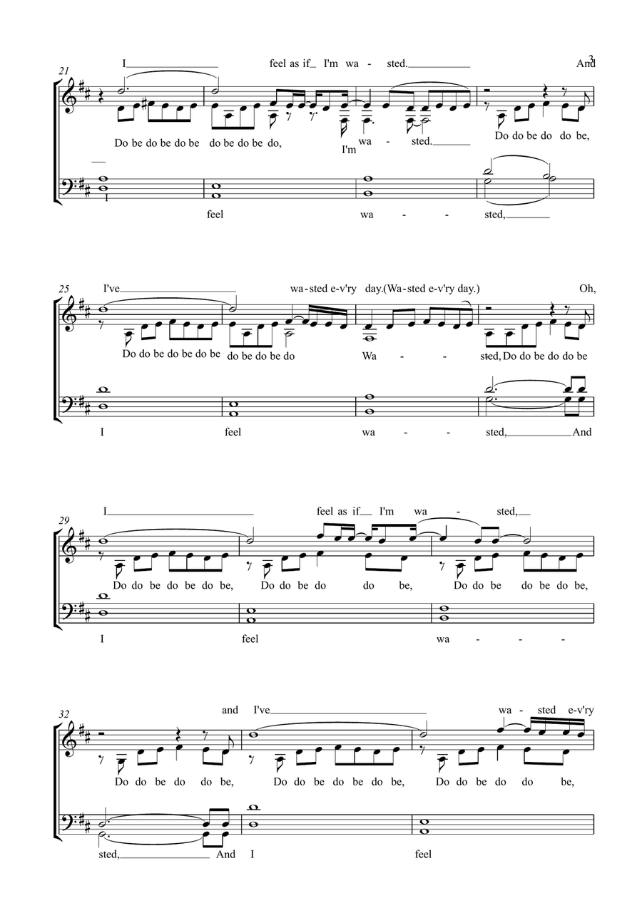 Happy Ending Happy Ending 4-Part scores gallery preview page 3