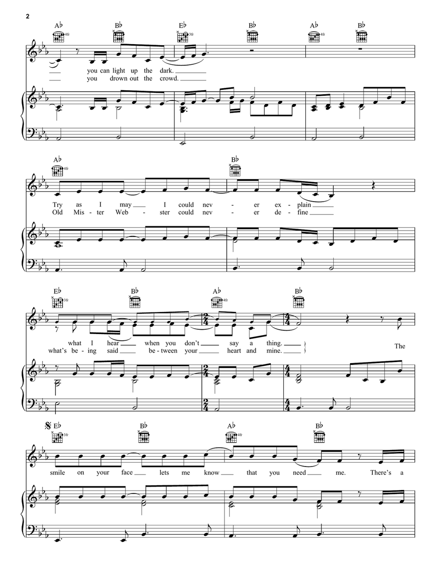 When You Say Nothing At All Acoustic Guitar scores gallery preview page 2