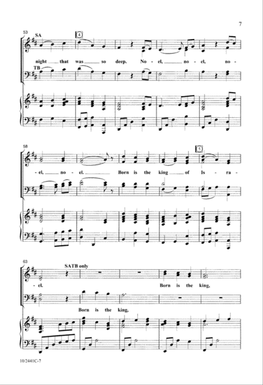 Sing We All of Christmas Sing We All of Christmas 4-Part scores gallery preview page 7