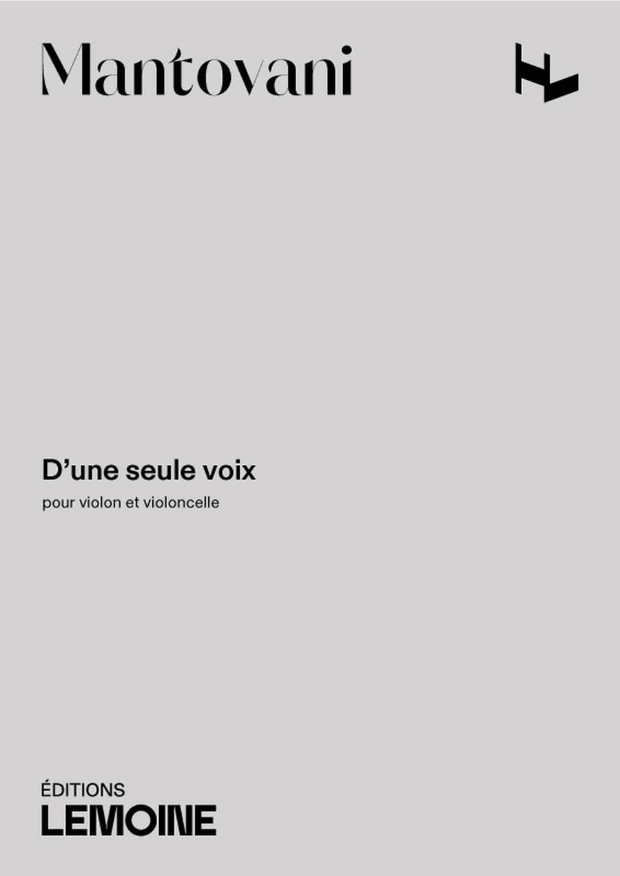 D'Une Seule Voix