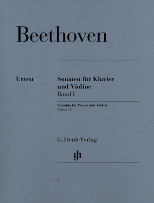Book cover for Sonatas for Piano and Violin – Volume I