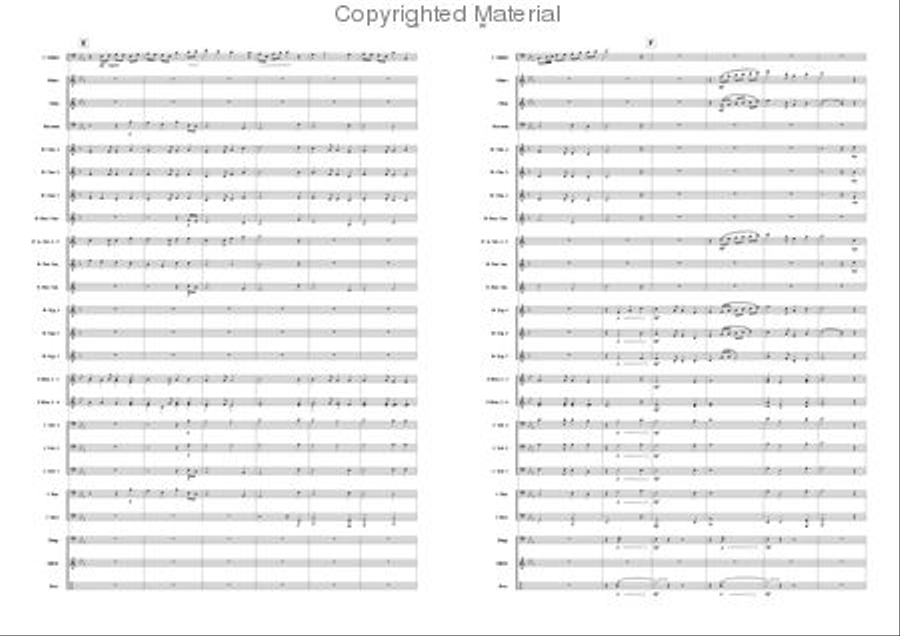 Auld Lang Syne Concert Band scores gallery preview page 5