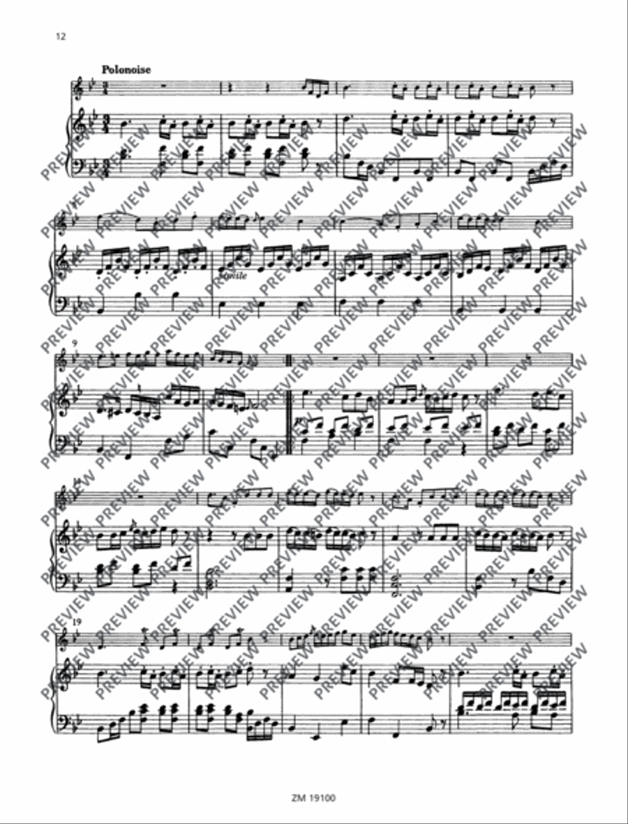 Sonata Sonata Flute Solo scores gallery preview page 13
