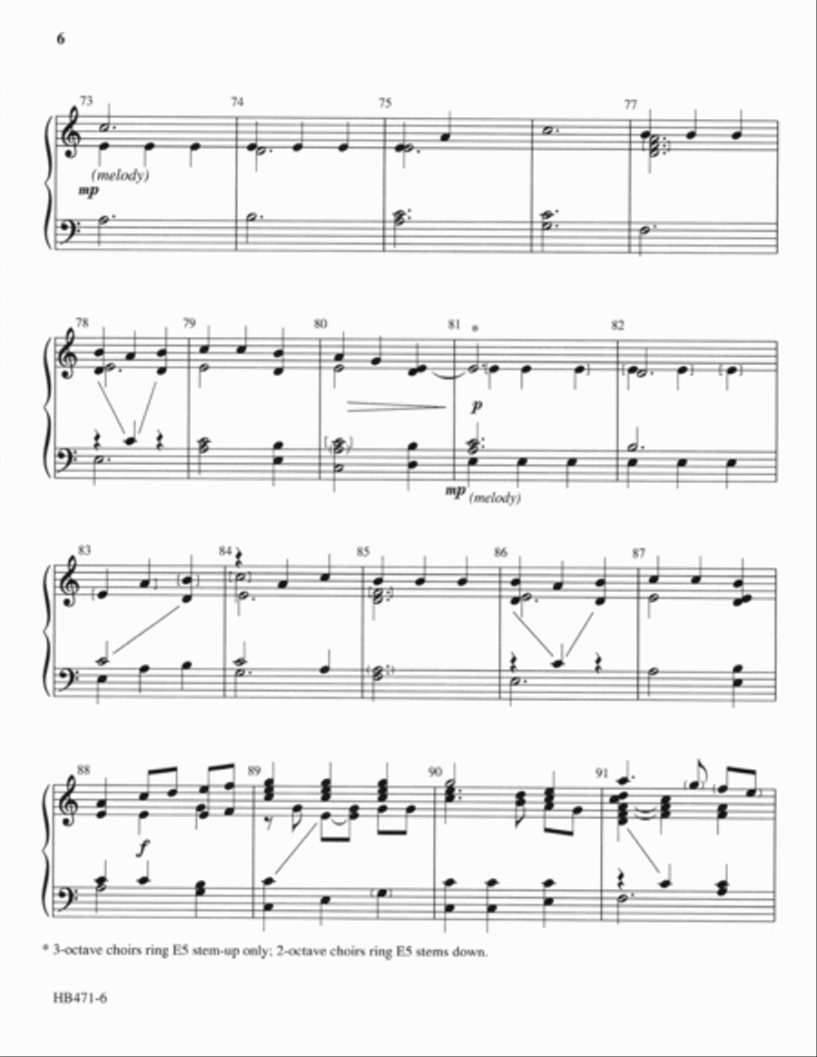 I Am So Glad - Hurlbutt 3-Octaves scores gallery preview page 6