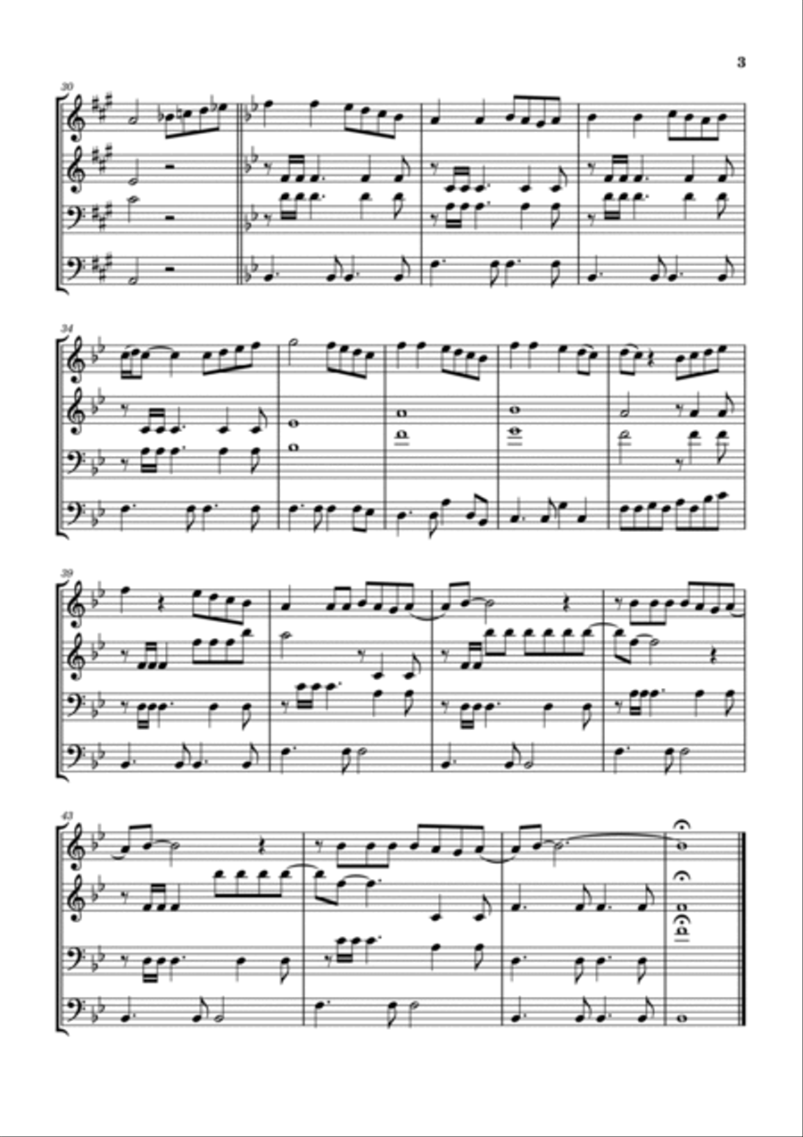 A Groovy Kind Of Love A Groovy Kind Of Love Brass Ensemble scores gallery preview page 4