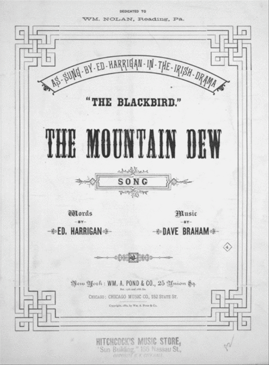 The Mountain Dew. Song Voice scores gallery preview page 1