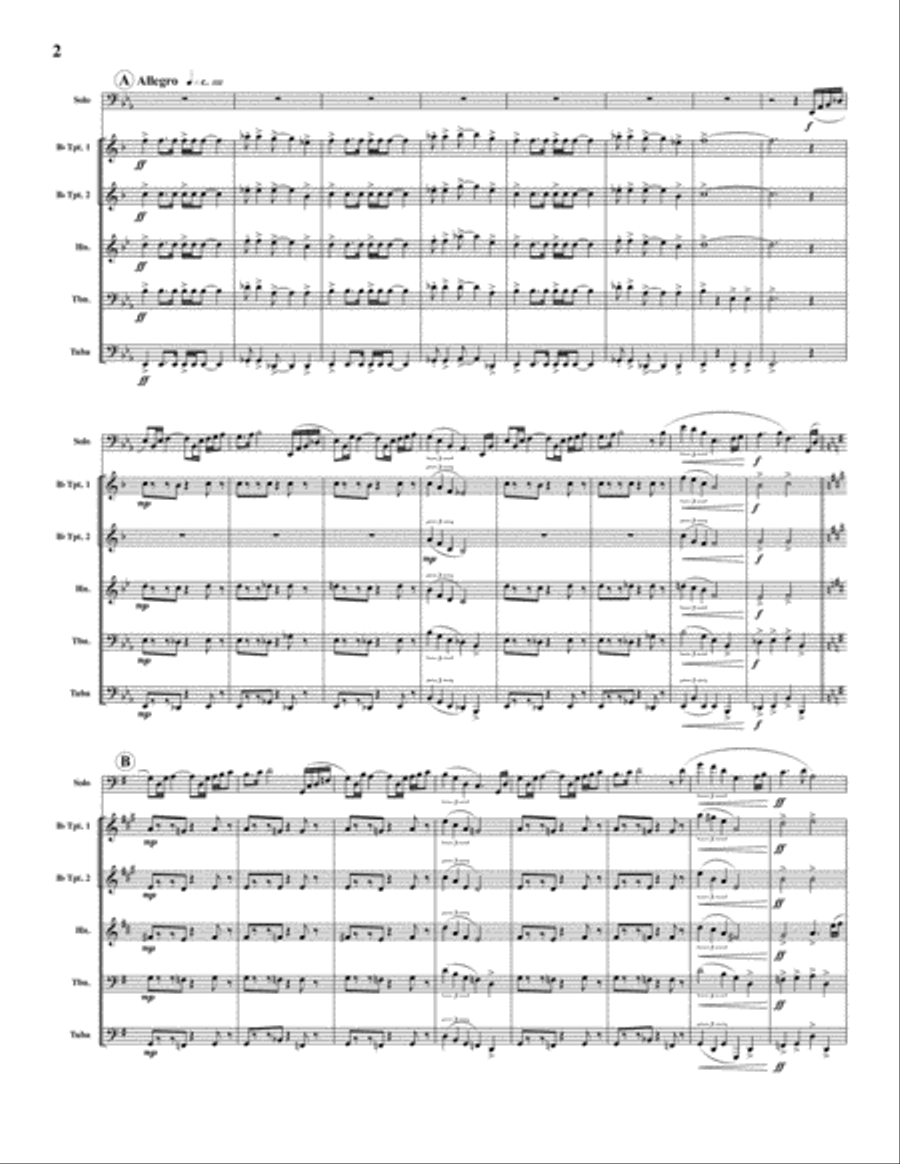 Aces Brass Quintet scores gallery preview page 2